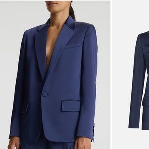 A.L.C. Axel Satin Jacket in Evening Blue NWT